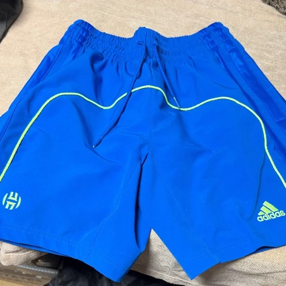 Adidas Men's Bright Blue Athletic Shorts
