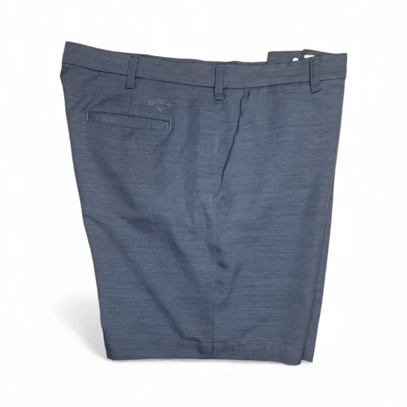 Callaway Golf Shorts Men's 40 Blue Flat Front Performance Chino