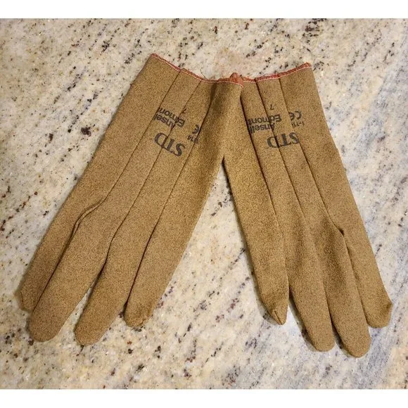 New! Ansell Edmont STD Size 7 Rubber Coated Gloves