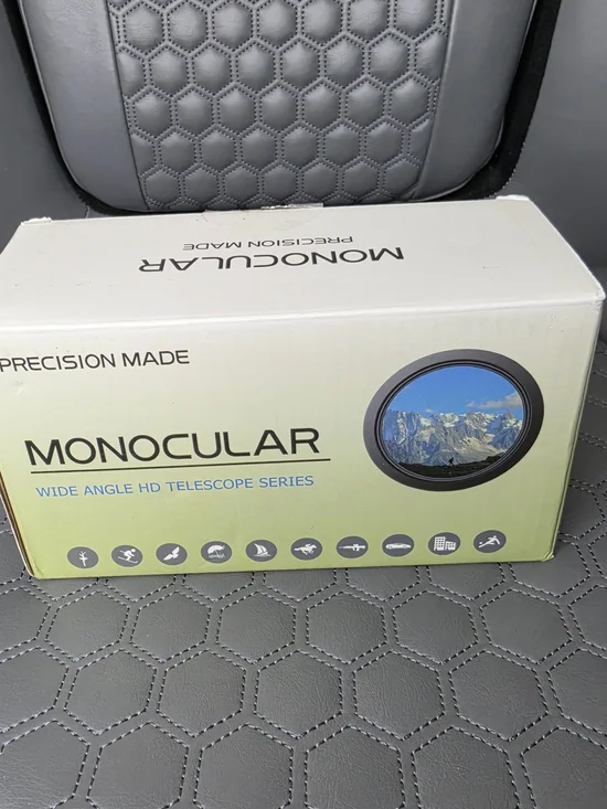HD 40x60 Monocular Telescope Kit w Tripod Phone Holder Open Box