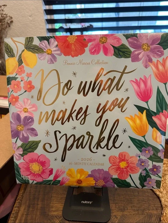 Bonnie Marcus 'Do What Makes You Sparkle' Floral 2026 Calendar