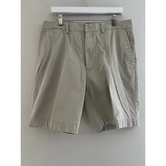 Polo Ralph Lauren Prospect Short Khaki Chino Flat Front Size 36 SG