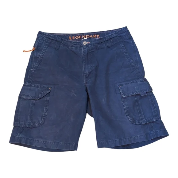 Legendary Whitetails NAVY Cargo Shorts Sz 34