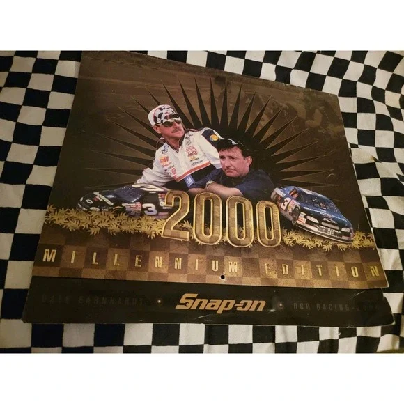 Dale Earnhardt Snap-On Tools 2000 Millennium Edition Calendar  RCR...