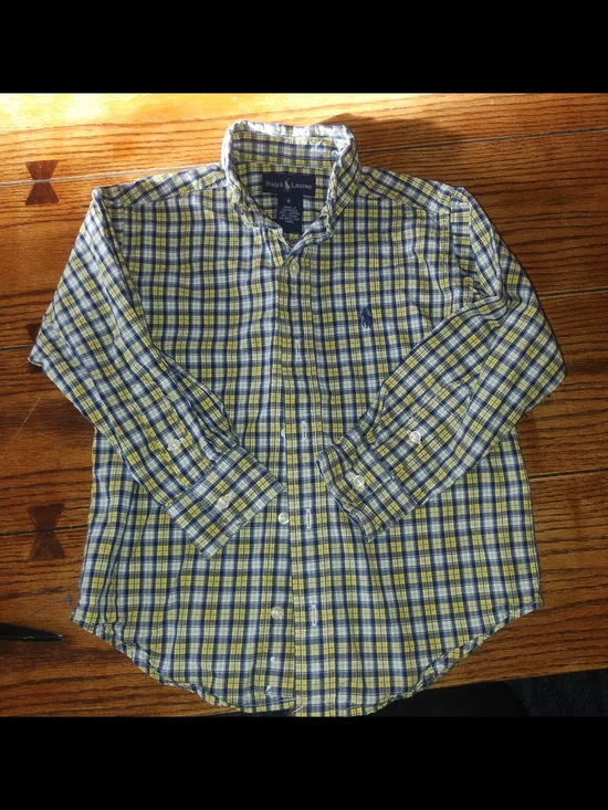 Ralph Lauren Blue Label Size 4 Boys Shirt