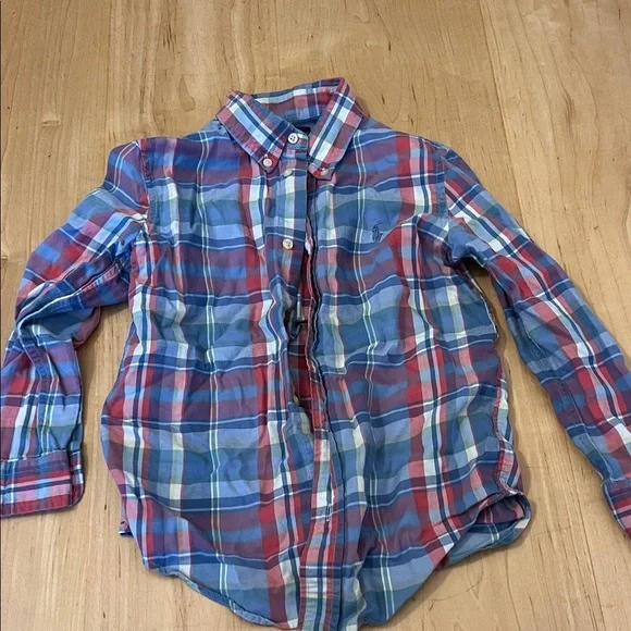 Ralph Lauren Multicolor Plaid Button-Up Shirt