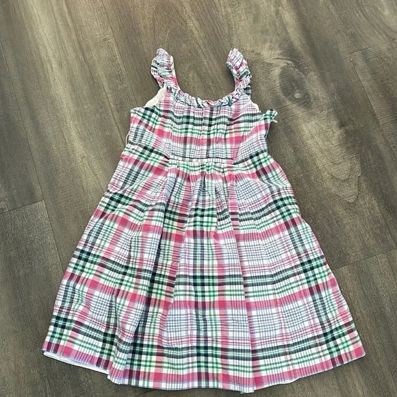 Ralph Lauren Plaid Ruffle Dress