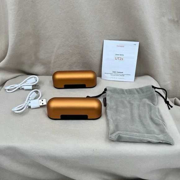 Ocoopa Rechargeable Hand Warmers‎ Orange Black Union Series Magnetic 4 Settings