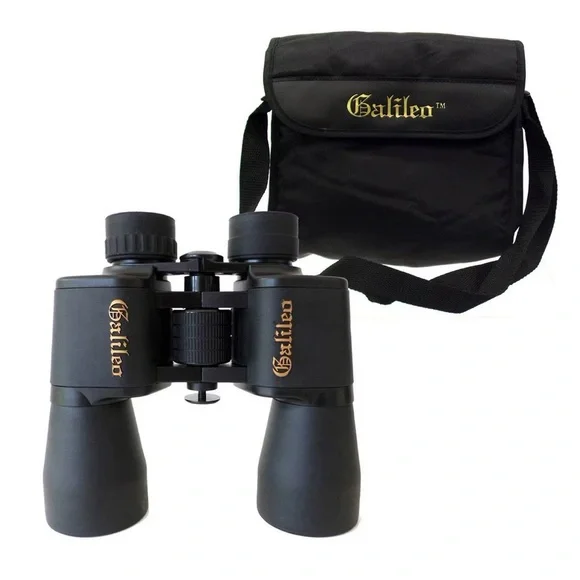 Galileo 10x50 Wide Angle Binoculars Black