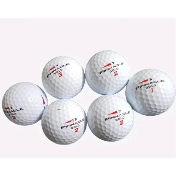 Pinnacle Gold Distance Golf Ball Mixed Lot 6 3,2,1