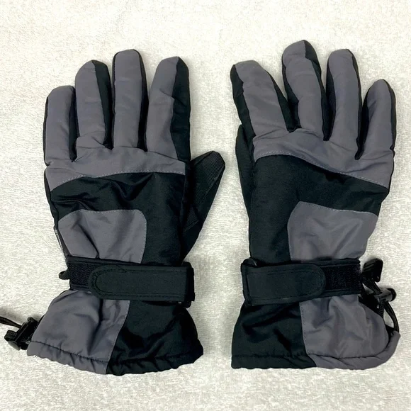 Thinsulate Ladies Gloves Large Black and Grey