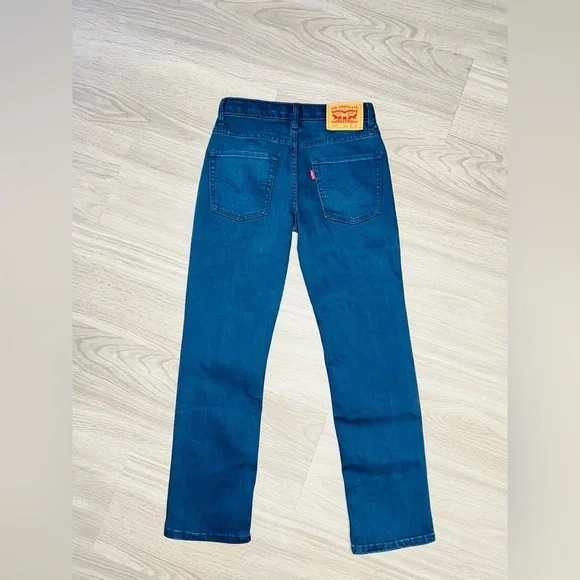 LEVI STRAUSS & CO 511 Slim Jeans Boys Size Reg 10 Adjustable Waist Button & Zip