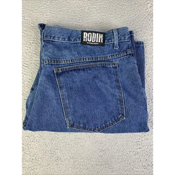 Rodin International Denim Shorts Men's 44 By Linda Rodin Made In USA
