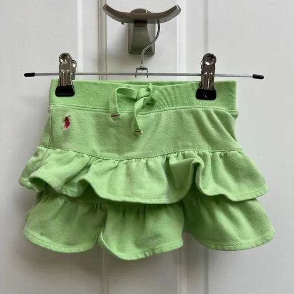 Ralph Lauren 18M Green Flowy Girls Skirt