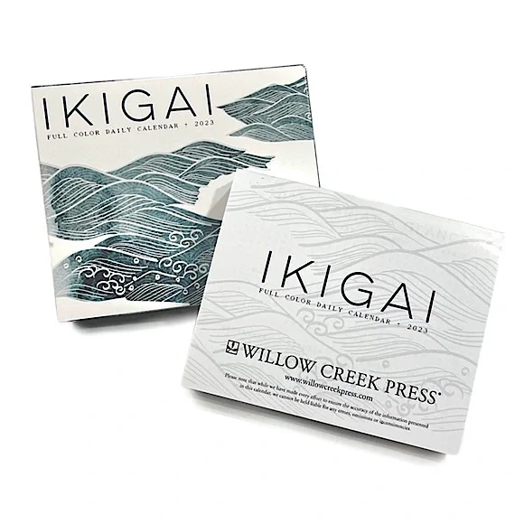🎁 IKIGAI Full Color Daily Calendar 1 box NWOT
