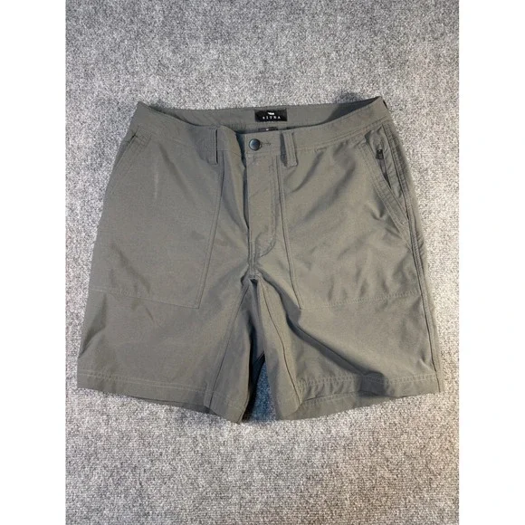 Sitka Gear Mens Territory Shorts Lead Gray Size 34 Technical Hiking Outdoor