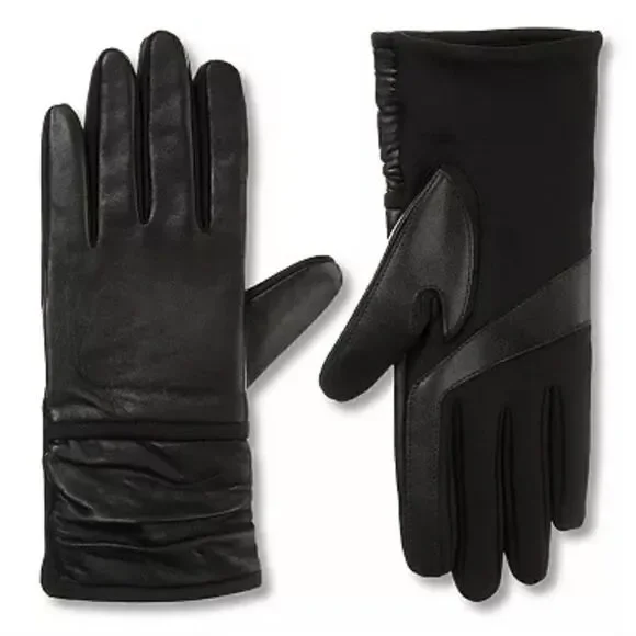 Women's isotoner Lined Faux Leather Gloves