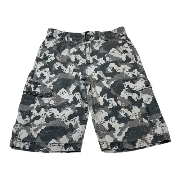 Levi’s Gray Camo Cargo Shorts Boy’s Size 14 Regular
