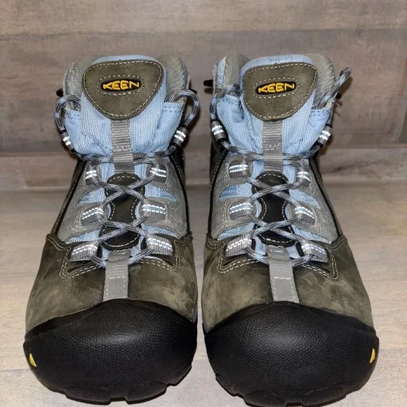 Keen boots Detroit Xt Soft Toe Women's‎ 8.5 Waterproof Gray Light blue