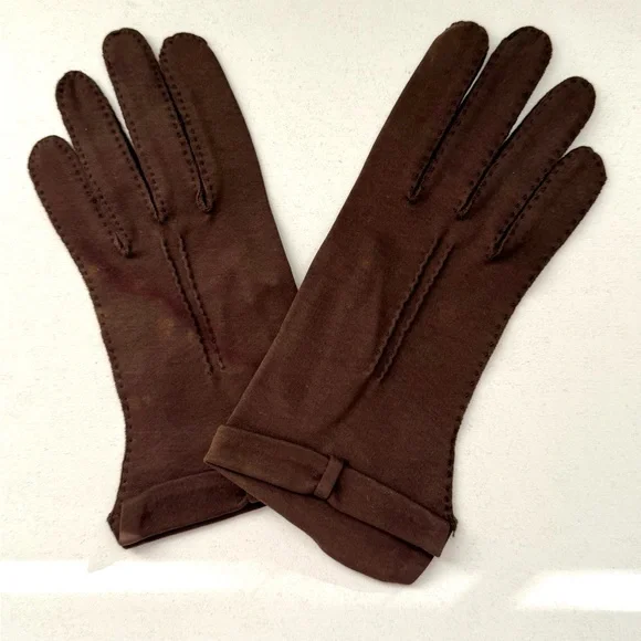 Vintage Classic‎ Brown Women's Gloves
