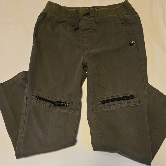 Beverly Hills Polo Club‎ Boys Olive Green Jogger Pants Size 7