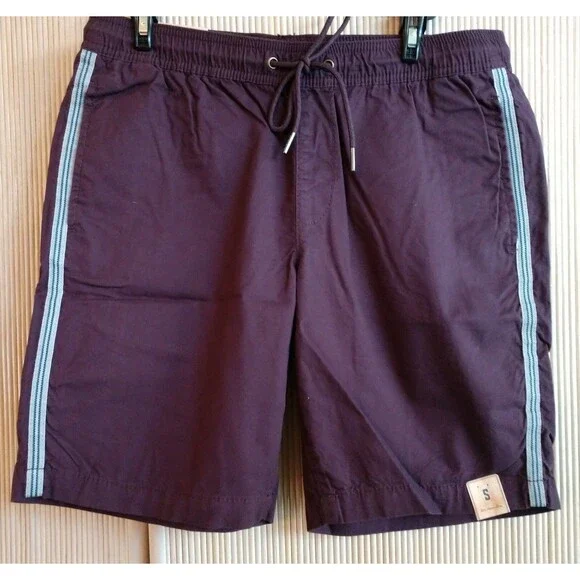 Urban Pipeline Men's Shorts Size S Flat Front Purple Trunks Summer Beach NWT