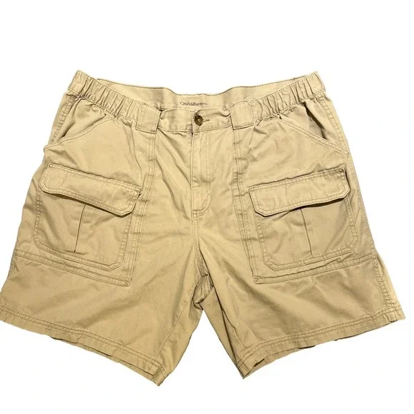 Croft&Barrow Cargo Shorts Mens Size 46 Tan Hiking‎ Outdoors Fishing Nature