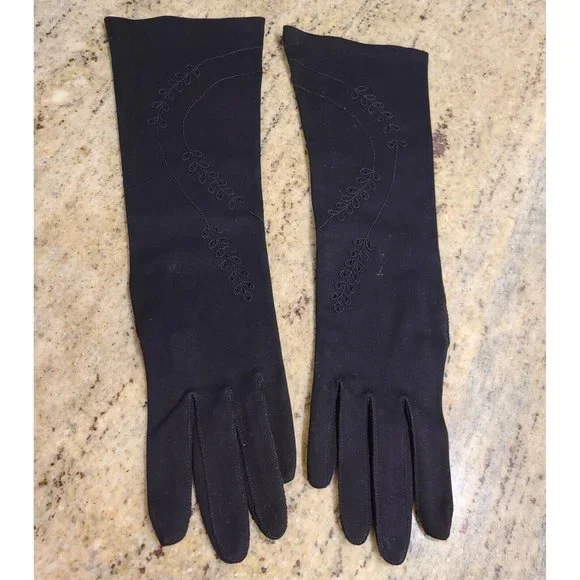 Vintage Size S/M Black Stretch Cotton 14.5
