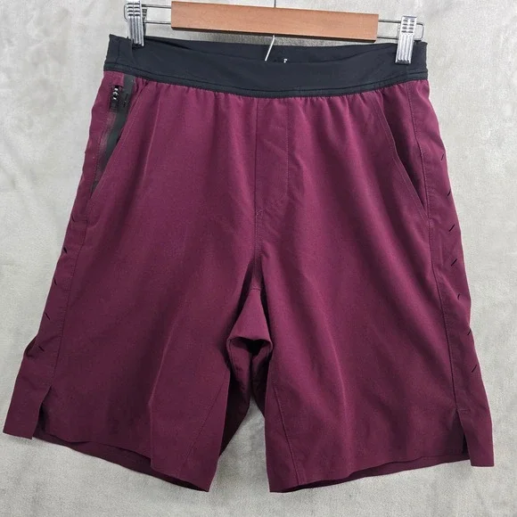 Ten Thousand Size Small The Interval‎ Short Burgundy Athletic Shorts 9
