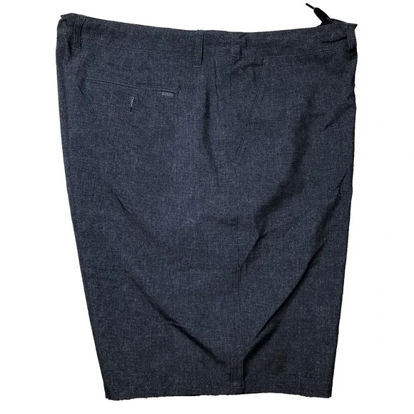 Elysian Hybrid Shorts Mens Size 40 Gray Speck pattern Casual Stretch Chino