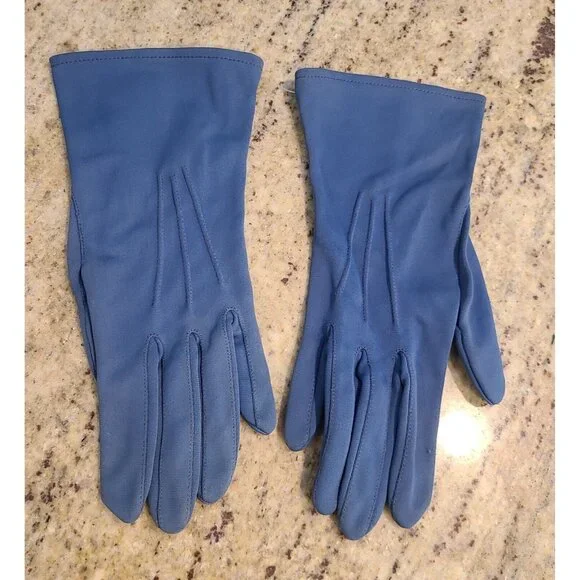 Vintage Size S Blue Nylon Formal 9