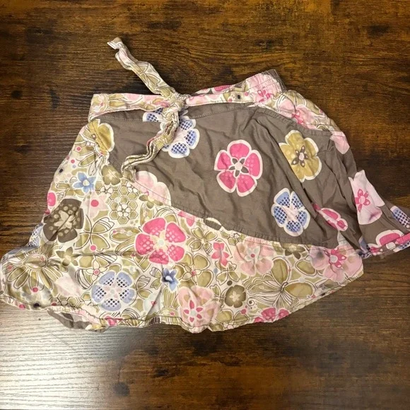 Children's Place Floral Ruffle Skirt Skort, Attached‎ Shorts (Girls 3T)