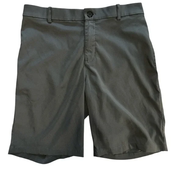Nike Men's Dri-FIT Golf Shorts‎ Size 32 Gray Chino Style Performance Lightweight