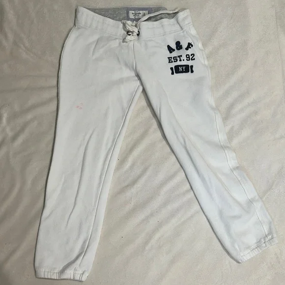 Kids White Sweatpants‎