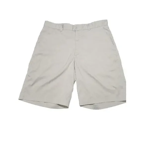 Pebble Beach Performance Shorts Men's 34 Golf Flat Front Casual Pockets