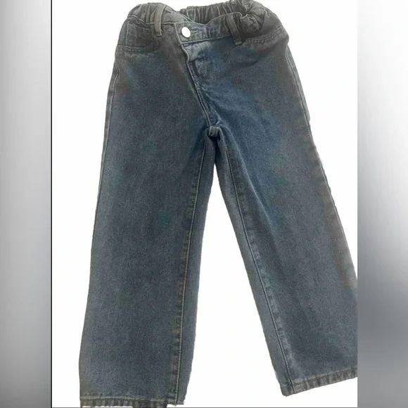 Shein kids, girls‎ size 6Y wide leg blue jeans