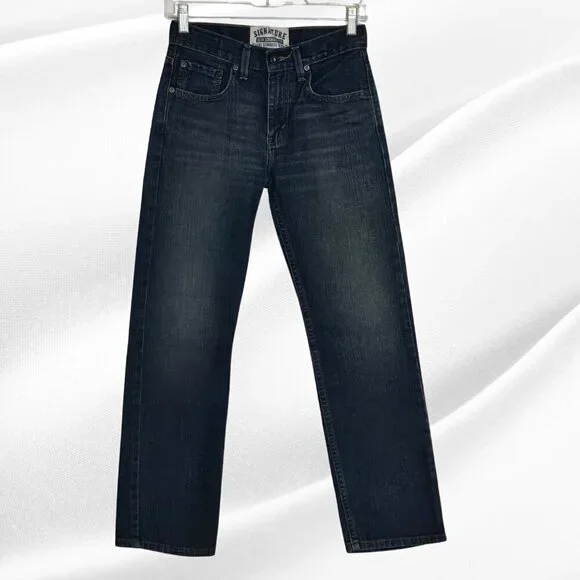2/$20 Levi Strauss Signature Boys Slim Straight Fit Jeans Size 12 Reg