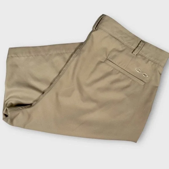 Snake Eyes Shorts Men's 38 Tan‎ Khaki Dry-18 Performance Golf Casual Classic Fit