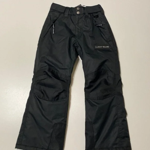 Lucky bums kids snow pants size XS youth black new