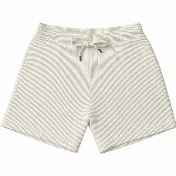 Dandy Del Mar The Cannes Waffle Knit Shorts Vintage Ivory XL