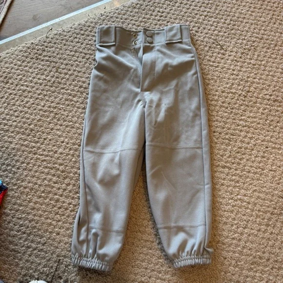Rawlings Youth Baseball Pants Gray BTB1010R 2XS New With‎ Tags