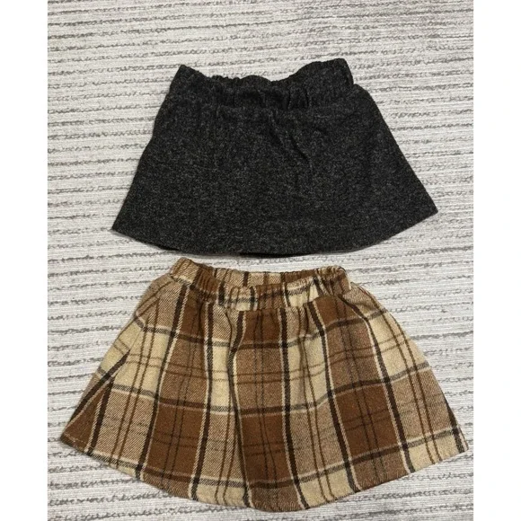 24M 2T Toddler Skirt Bundle Plaid Fall Winter Girls Clothes