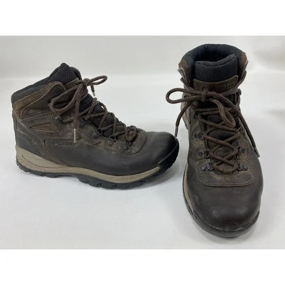 Columbia Waterproof Hiking Boots Newton Ridge Plus Brown Women's Size 11 BL3783