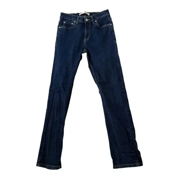 Levis 502 Boys Denim Jeans Sz 16 Reg 28 x 28