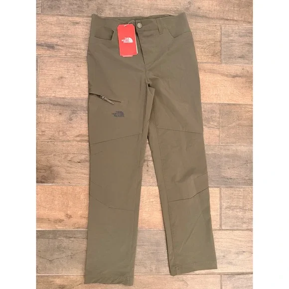 The North Face Boys Progressor Pant New Taupe Green L 14/16