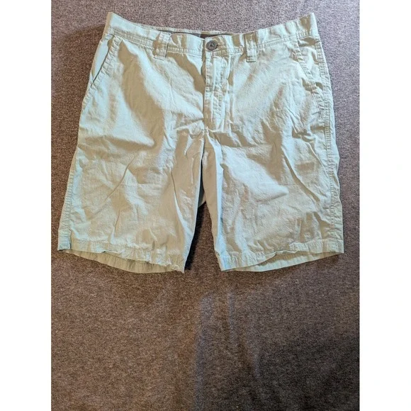 Columbia Mens Shorts Hiking Size 34 Lightweight Light Green
