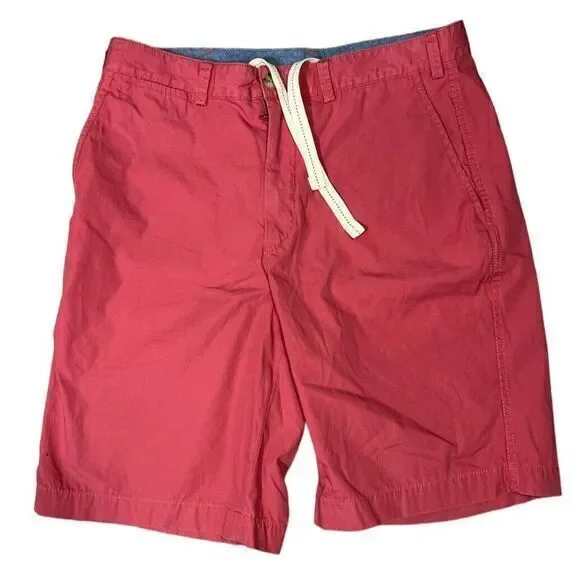 Polo‎ Ralph Lauren Shorts Men size 32 Relaxed Fit Flat Front Casual Cotton Coral