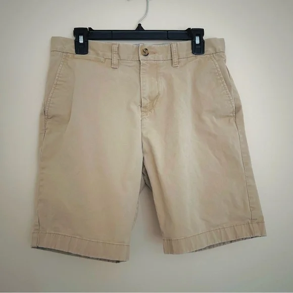 🔹Tommy Hilfiger Men’s Khaki Flat Front Shorts Size 31