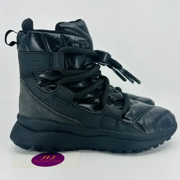 Merrell Womens Cloud Puff Lace Polar Waterproof Winter Snow Boots J003614 Size 6