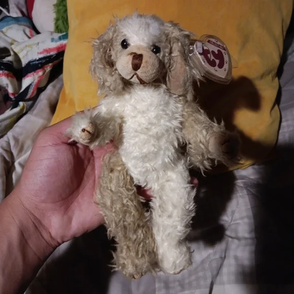 Vintage 1993 Ty Attic Treasures Scruffy Dog Jointed 9